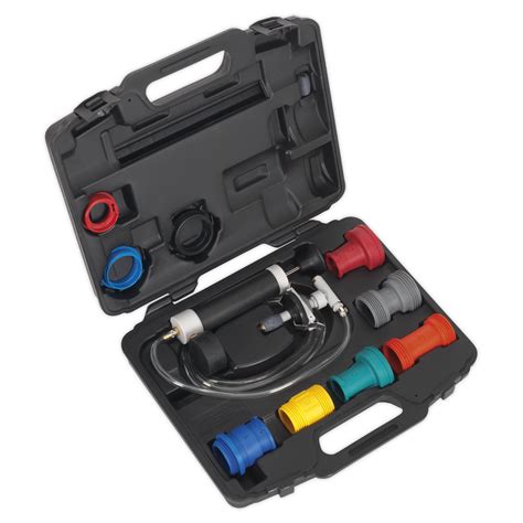 cooling system tester with inflatable sealing bladder|Cooling System & Cap Testing Kit .